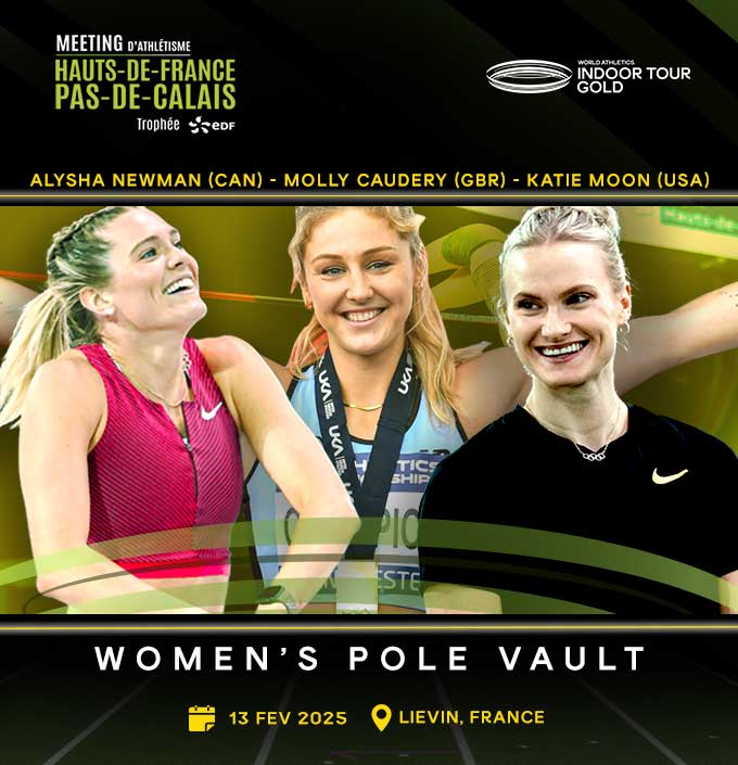 Who will win the women's pole vault competition ?