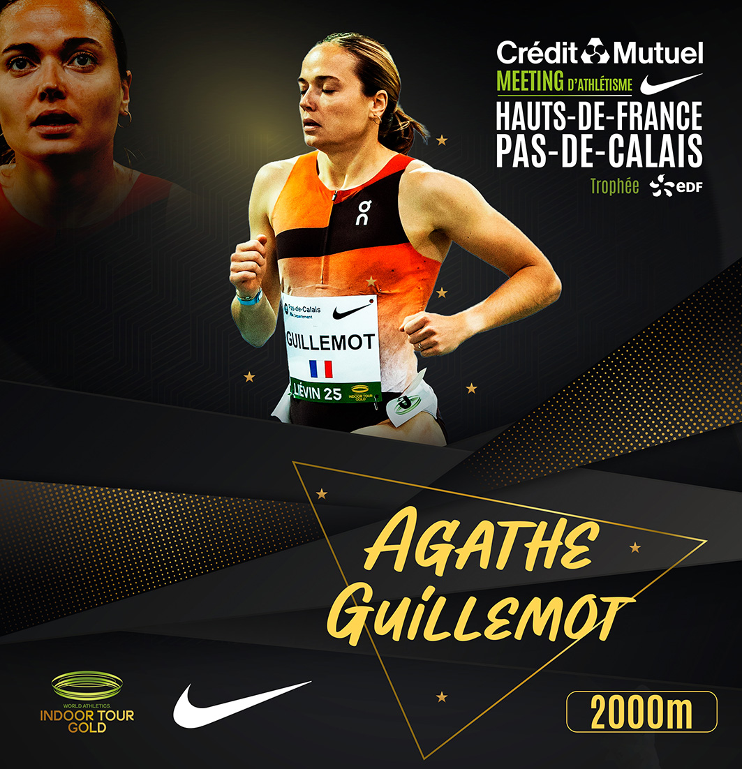 Agathe GUILLEMONT, championne d’Europe en salle vers un 5ème record de France ?