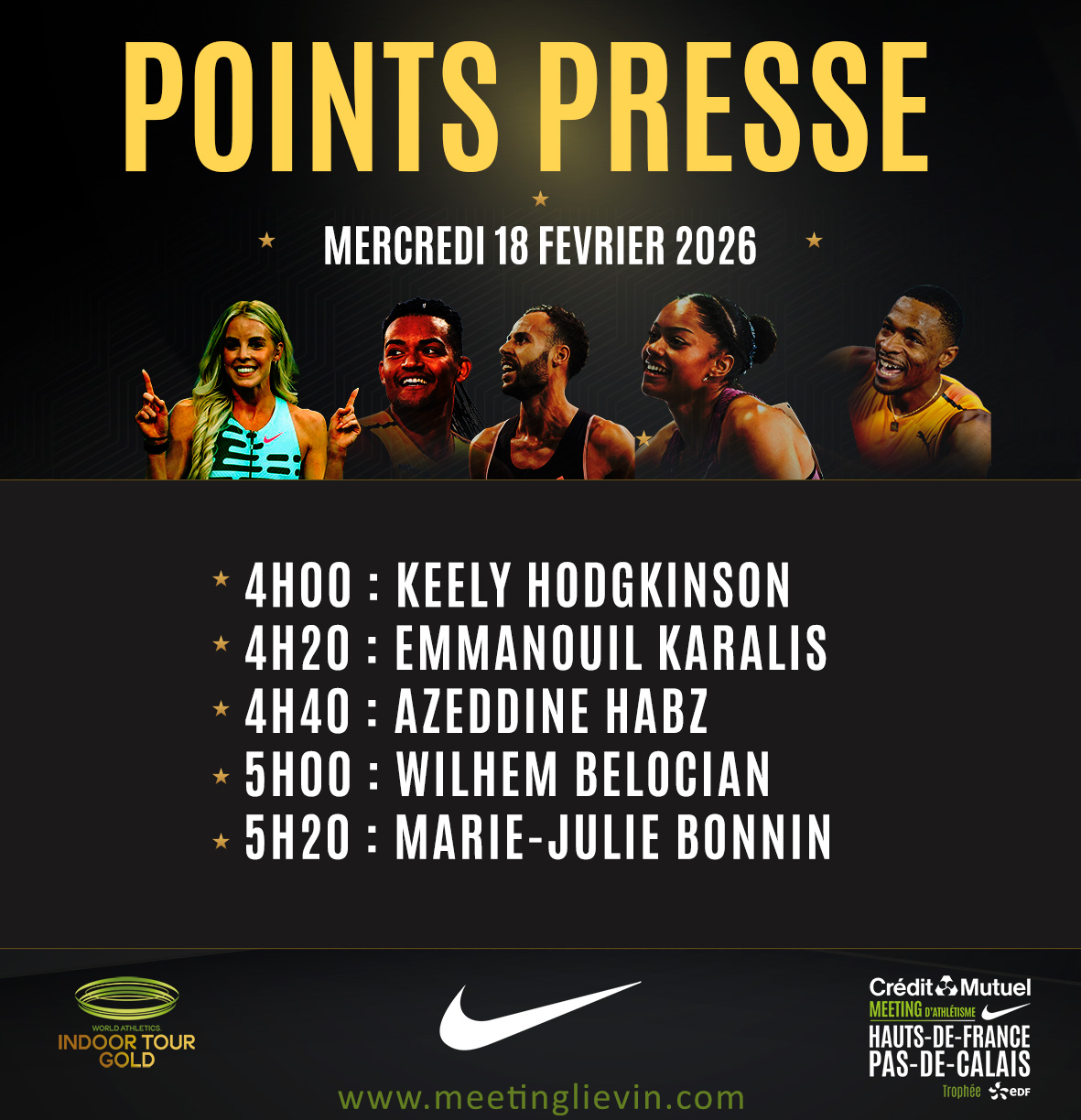 Les points presse en direct sur FACEBOOK