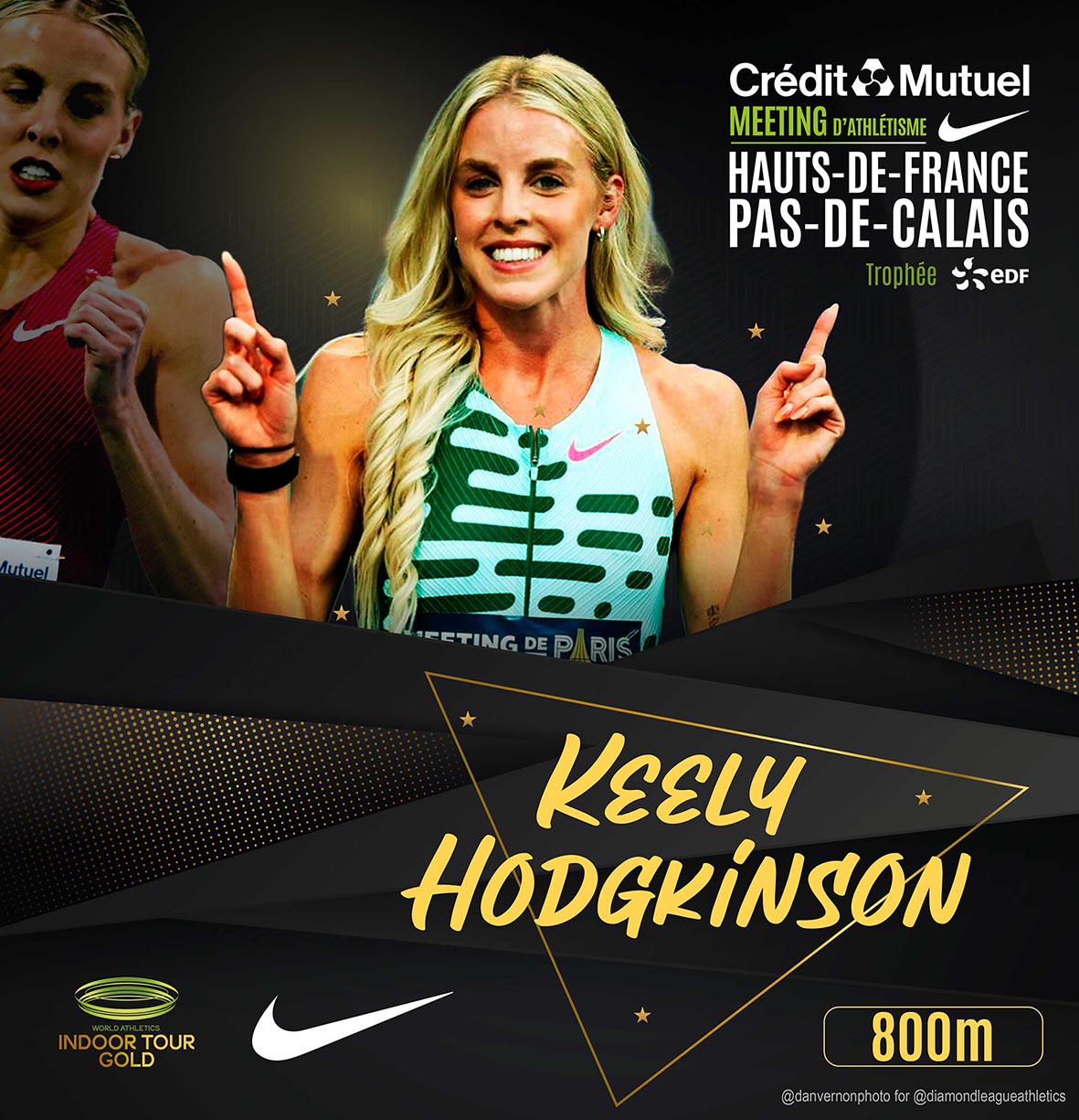 Jamais 2 sans 3 pour Keely Hodgkinson