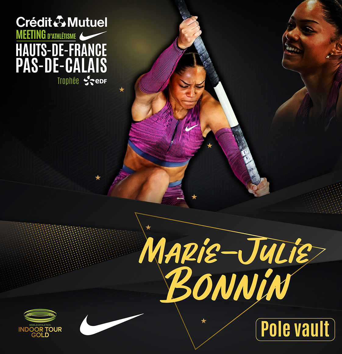 La française, championne du Monde en salle de retour à Liévin avant de remettre son titre en jeu